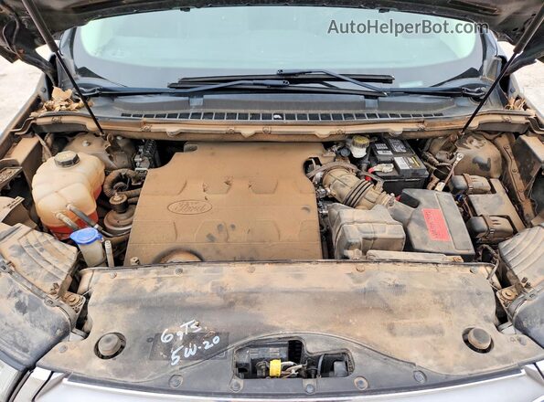 2FMPK3J88JBC53576 2018 FORD EDGE Gray ძრავის განყოფილების ხედი