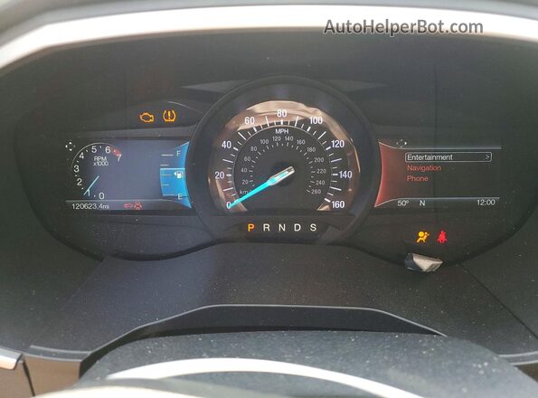 2FMPK3J89JBC19842 2018 FORD EDGE Gray Սարքավորումների վահանակի տեսք