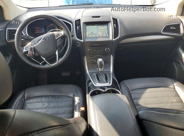 2FMPK3J8XGBC41146 2016 FORD EDGE White Вид панелі приладів