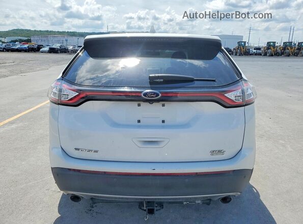 2FMPK3J90JBC37090 2018 FORD EDGE White Widok z tyłu