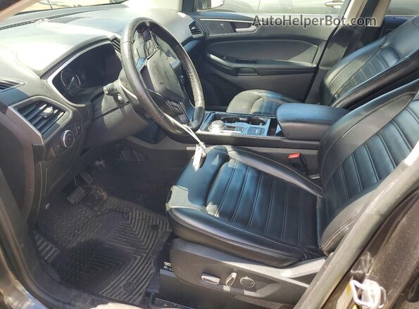 2FMPK3J90KBB36021 2019 FORD EDGE Charcoal წინა სალონის ხედი
