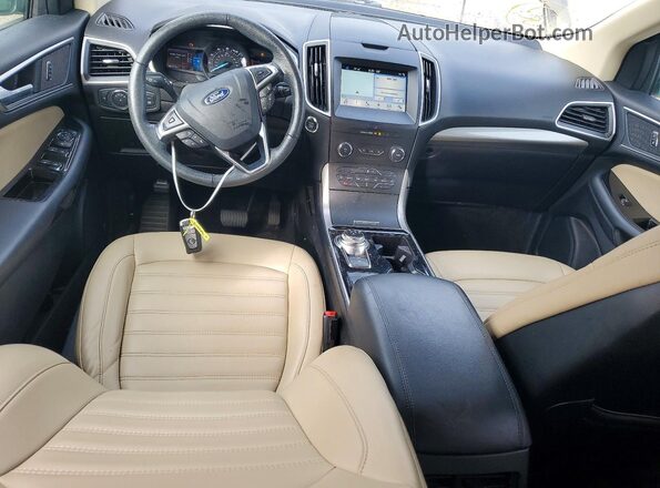 2FMPK3J90KBB78933 2019 FORD EDGE Brown Vista del salpicadero