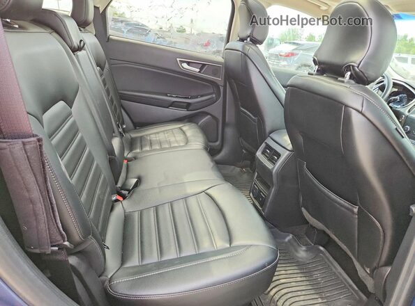 2FMPK3J90KBB79418 2019 FORD EDGE Blue Вид задньої частини салону