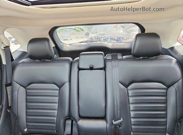 2FMPK3J90KBB79418 2019 FORD EDGE Blue Вид задніх сидінь