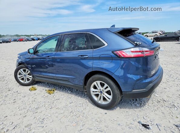 2FMPK3J90KBB79418 2019 FORD EDGE Blue Задня ліва чверть