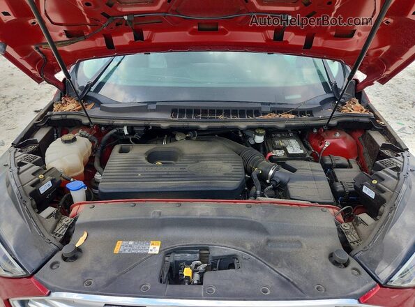 2FMPK3J90KBC62055 2019 FORD EDGE Красный Вид подкапотного пространства