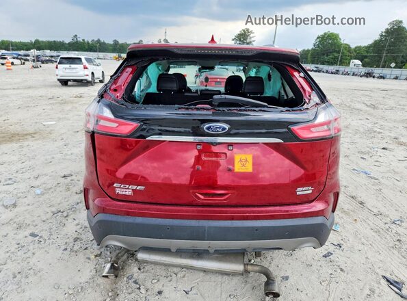 2FMPK3J90KBC62055 2019 FORD EDGE Красный Вид сзади