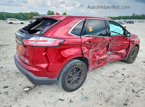 2FMPK3J90KBC62055 2019 FORD EDGE Красный Задняя правая четверть