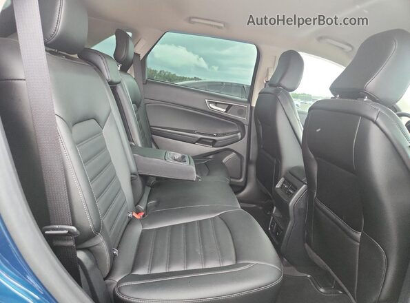 2FMPK3J90LBB45352 2020 FORD EDGE Blue უკანა სალონის ხედი