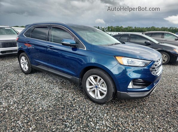 2FMPK3J90LBB45352 2020 FORD EDGE Blue წინა მარჯვენა