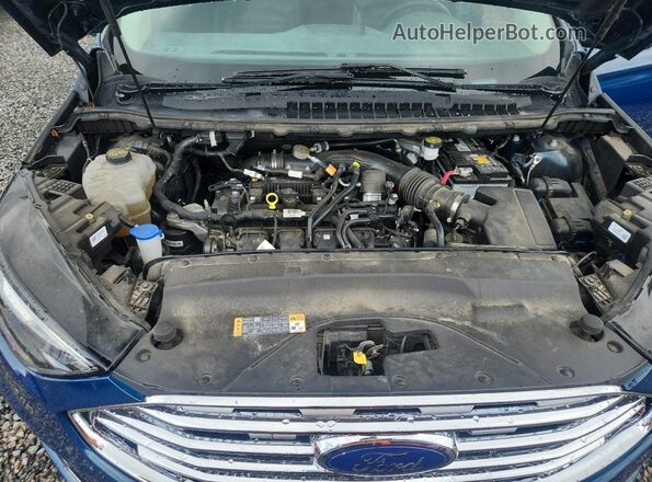 2FMPK3J90LBB45352 2020 FORD EDGE Blue ძრავის განყოფილების ხედი