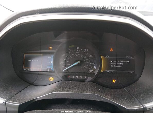 2FMPK3J90LBB61146 2020 FORD EDGE Gray Rear seats view