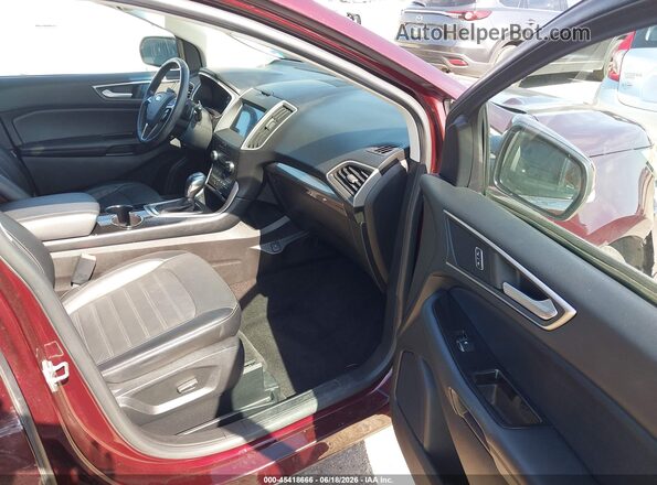 2FMPK3J91HBB04879 2017 FORD EDGE Maroon Front interior view
