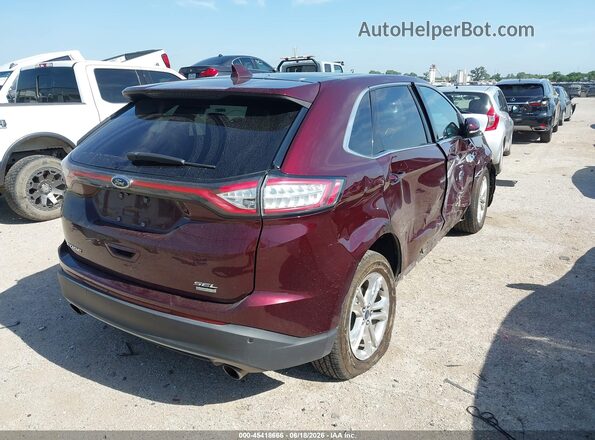 2FMPK3J91HBB04879 2017 FORD EDGE Maroon Rear right