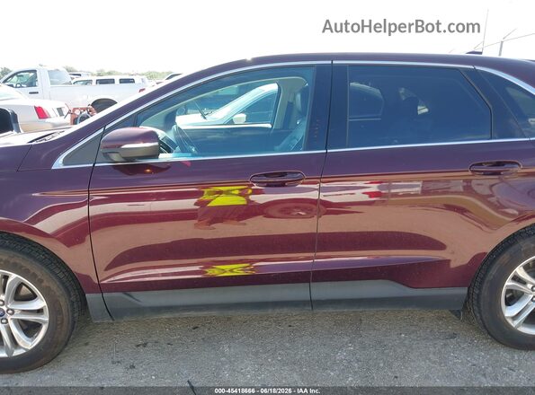 2FMPK3J91HBB04879 2017 FORD EDGE Maroon 360 interior view