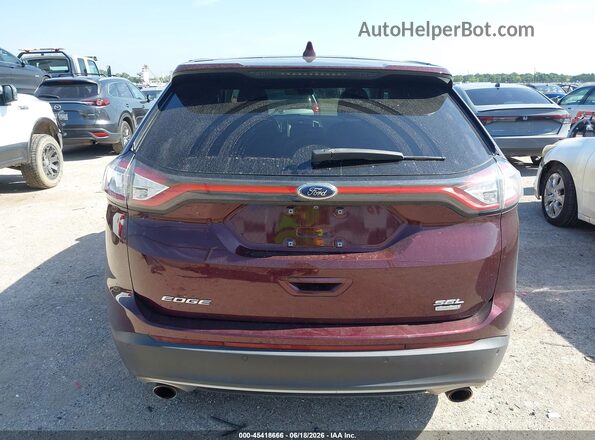 2FMPK3J91HBB04879 2017 FORD EDGE Maroon 