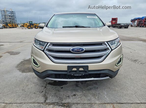 2FMPK3J91HBC10619 2017 FORD EDGE Tan Widok z przodu