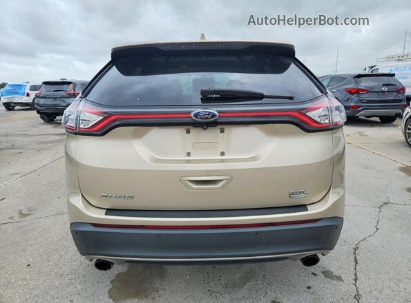 2FMPK3J91HBC10619 2017 FORD EDGE Tan Widok z tyłu