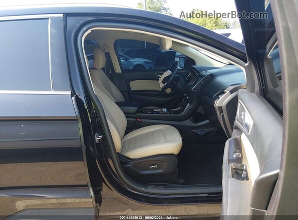 2FMPK3J91KBB77239 2019 FORD EDGE Black Vista interior delantera