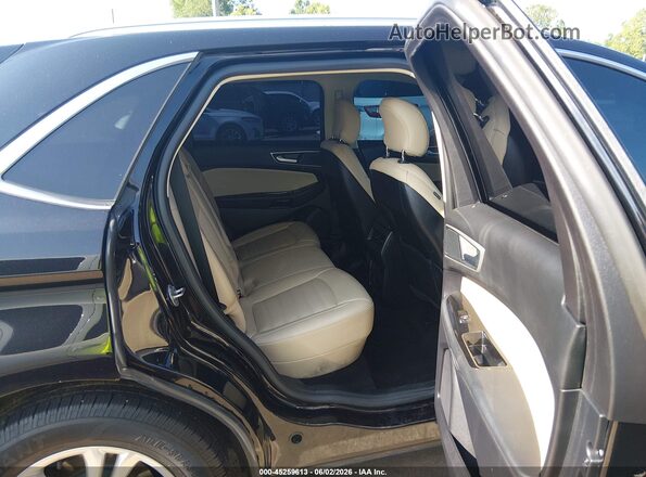 2FMPK3J91KBB77239 2019 FORD EDGE Black Vista de la etiqueta del VIN