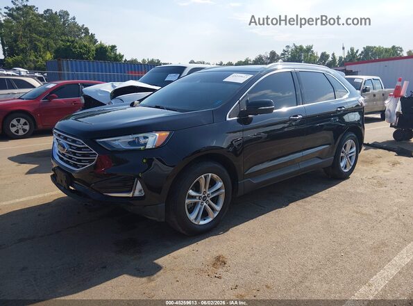 2FMPK3J91KBB77239 2019 FORD EDGE Black Vista tres cuartos delantera izquierda