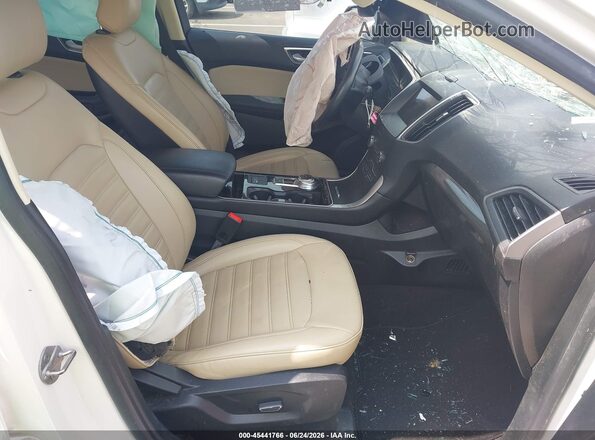 2FMPK3J91KBB99855 2019 FORD EDGE Белый Вид салона спереди
