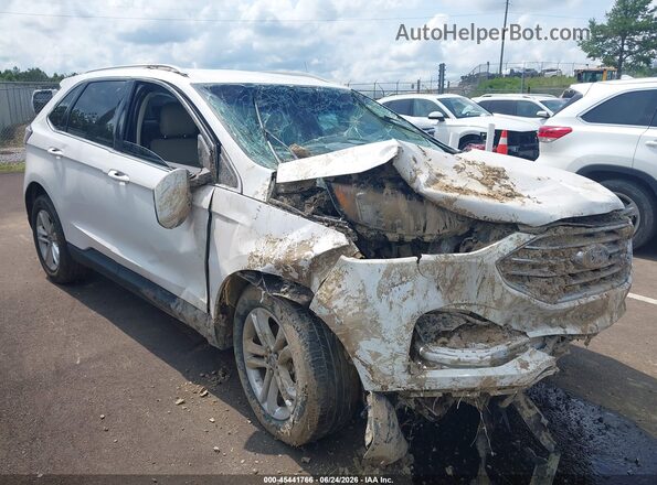 2FMPK3J91KBB99855 2019 FORD EDGE Белый Вид спереди