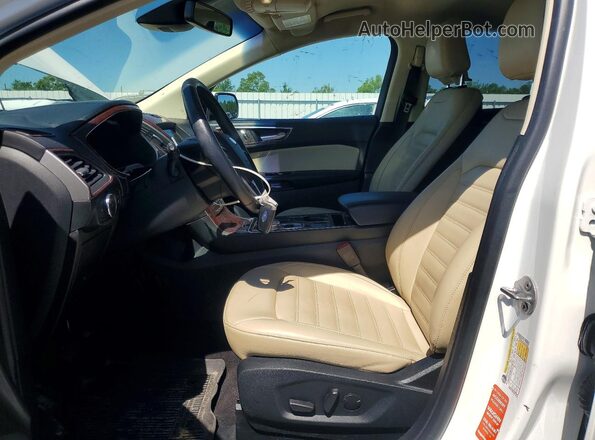 2FMPK3J91LBA04497 2020 FORD EDGE White წინა სალონის ხედი