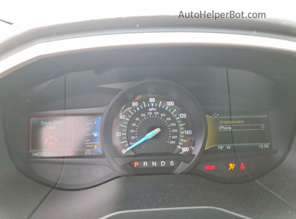 2FMPK3J91LBA78907 2020 FORD EDGE Silver Սարքավորումների վահանակի տեսք