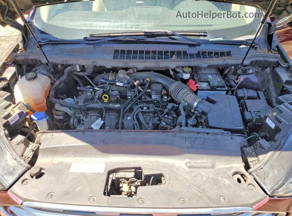 2FMPK3J91MBA21396 2021 FORD EDGE Burgundy Widok komory silnika