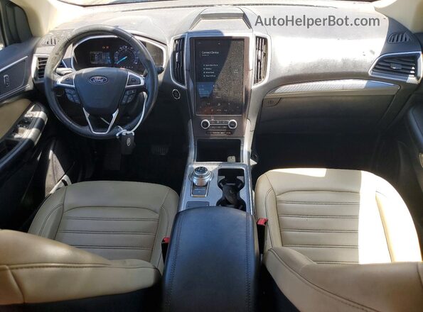 2FMPK3J91MBA21396 2021 FORD EDGE Burgundy Widok deski rozdzielczej