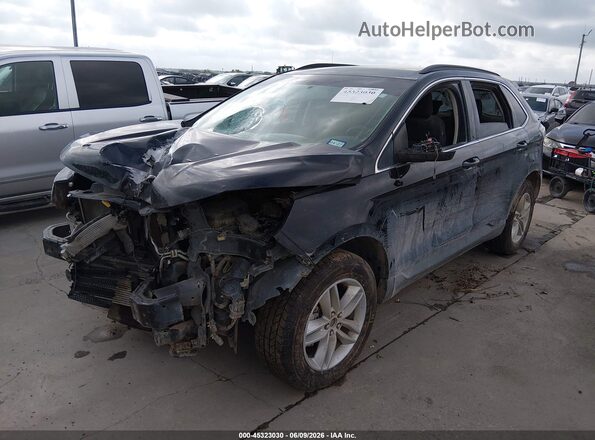 2FMPK3J92HBB56456 2017 FORD EDGE Black Առջևի ձախ երեք քառորդ տեսարան