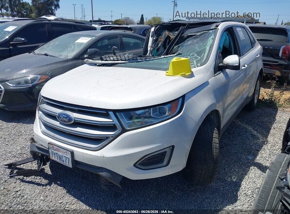 2FMPK3J92HBB89196 2017 FORD EDGE White Передня ліва чверть