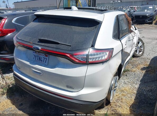 2FMPK3J92HBB89196 2017 FORD EDGE White Задня права чверть