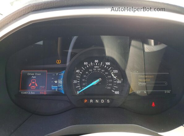 2FMPK3J92HBC49655 2017 FORD EDGE Blue Vista del cuadro de instrumentos