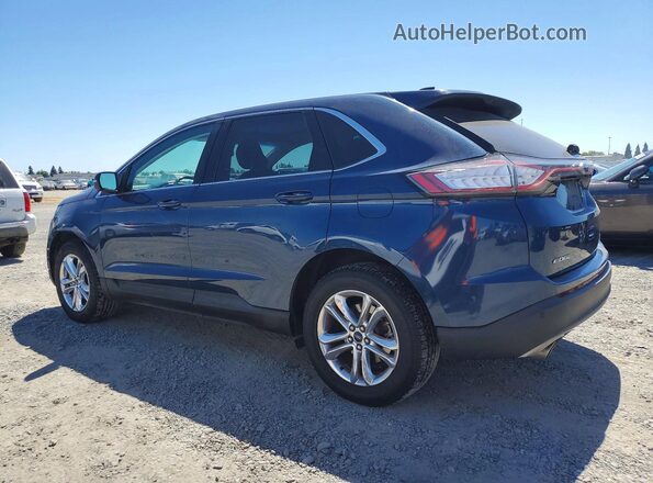 2FMPK3J92HBC49655 2017 FORD EDGE Blue Trasero izquierdo