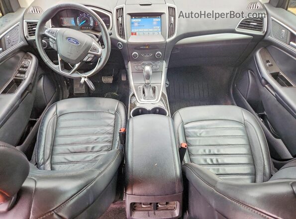 2FMPK3J92JBC21134 2018 FORD EDGE Gray Widok deski rozdzielczej