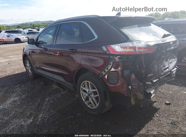 2FMPK3J92MBA16191 2021 FORD EDGE Maroon უკანა მარცხენა