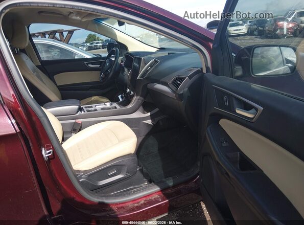 2FMPK3J92MBA16191 2021 FORD EDGE Maroon წინა სალონის ხედი
