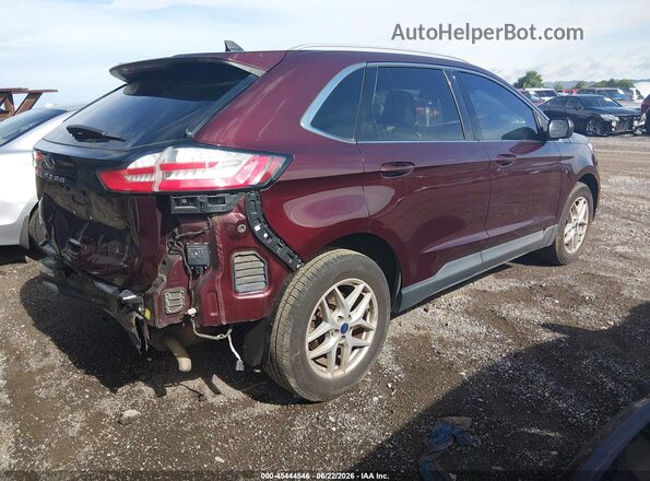 2FMPK3J92MBA16191 2021 FORD EDGE Maroon უკანა მარჯვენა