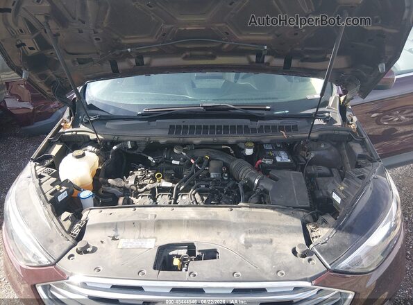 2FMPK3J92MBA16191 2021 FORD EDGE Maroon უკანა ხედი