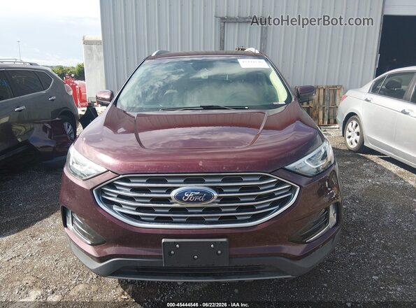 2FMPK3J92MBA16191 2021 FORD EDGE Maroon უკანა სალონის ხედი