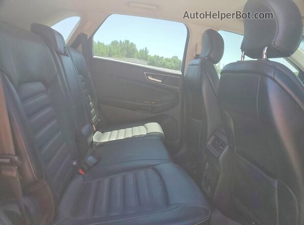 2FMPK3J93HBB34434 2017 FORD EDGE Black Vista interior trasera