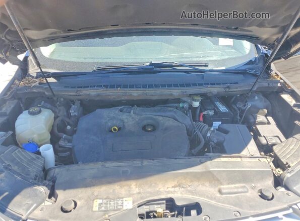 2FMPK3J93HBB34434 2017 FORD EDGE Black Vista del compartimento del motor