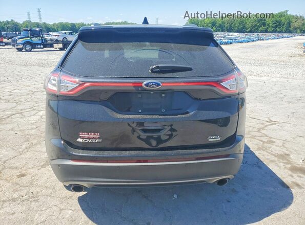 2FMPK3J93HBB34434 2017 FORD EDGE Black Vista trasera
