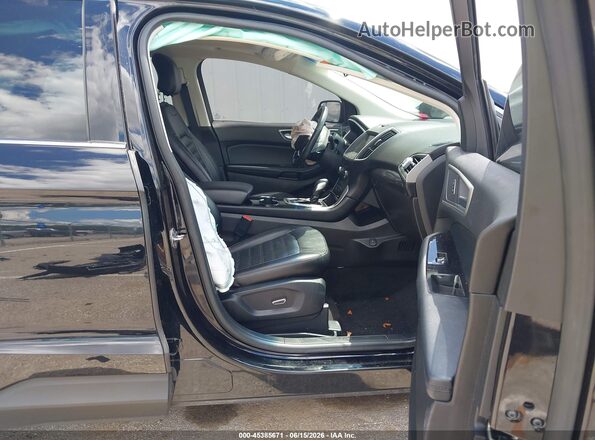 2FMPK3J93HBC48255 2017 FORD EDGE Black Вид салону спереду