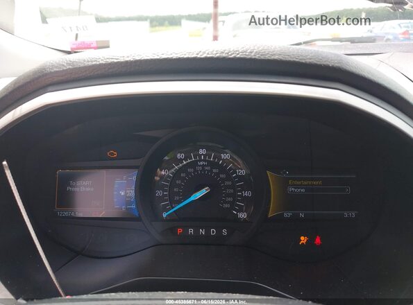 2FMPK3J93HBC48255 2017 FORD EDGE Black Вид задніх сидінь