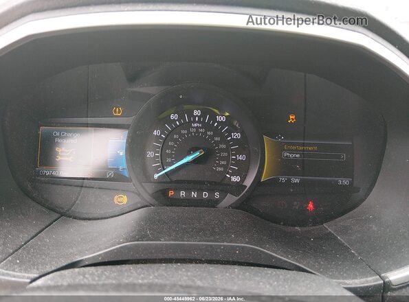 2FMPK3J93KBB85388 2019 FORD EDGE White Vista de los asientos traseros