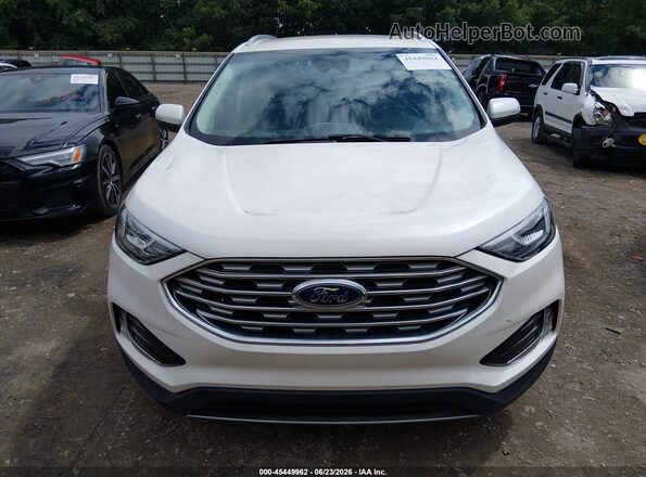2FMPK3J93KBB85388 2019 FORD EDGE White Vista del cuadro de instrumentos