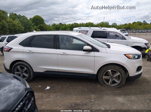 2FMPK3J93KBB85388 2019 FORD EDGE White Vista interior trasera